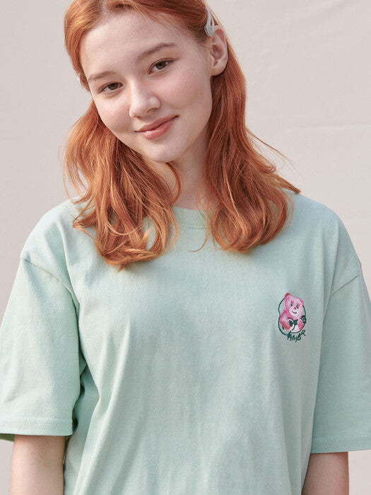 [ambler] Song in the Forest Over T-Shirts BS205 (Green)