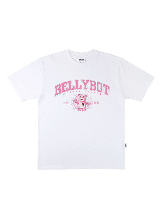 [ambler] Bellybot Over T-Shirts BS207 (White)