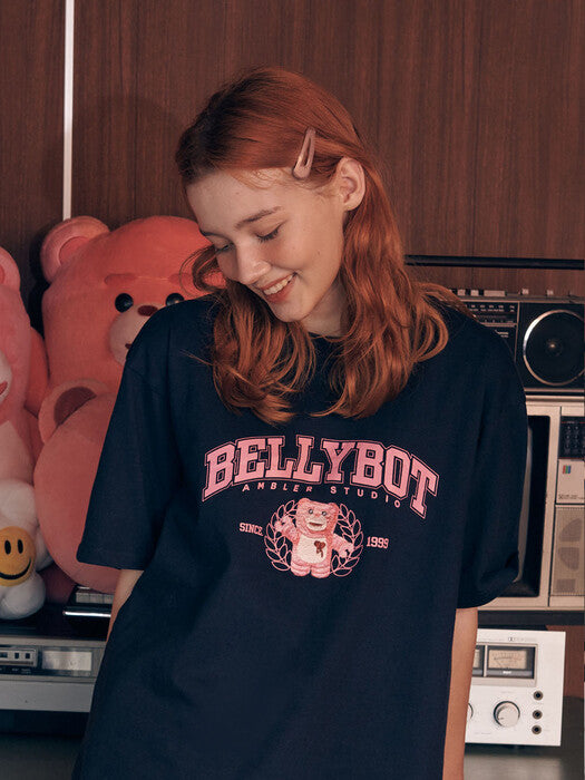 [ambler] Bellybot Over T-Shirts BS207 (Navy)