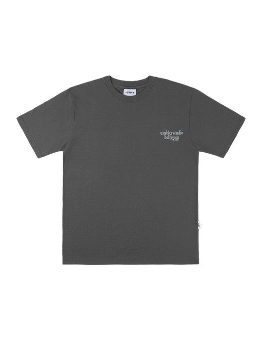 [ambler] Heart Belly Over T-Shirts BS203 (Dark Gray)