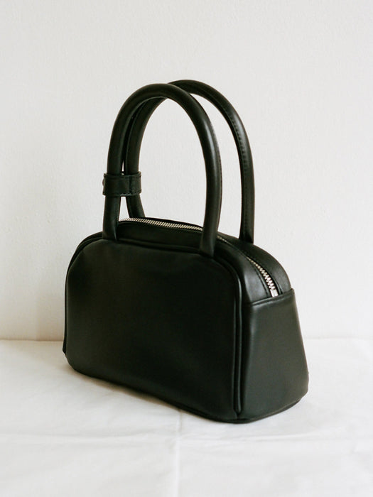 HOME OF HAI DAKOTA BAG LEATHER BLACK