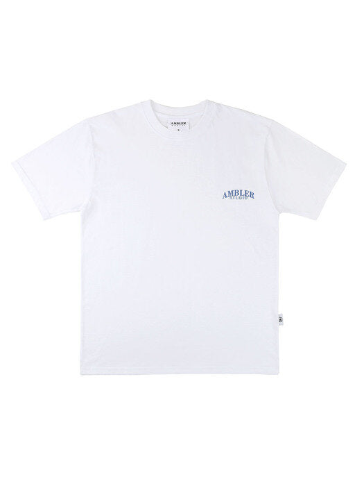 [ambler] Colorful Over fit T-Shirts AS1016 (White)