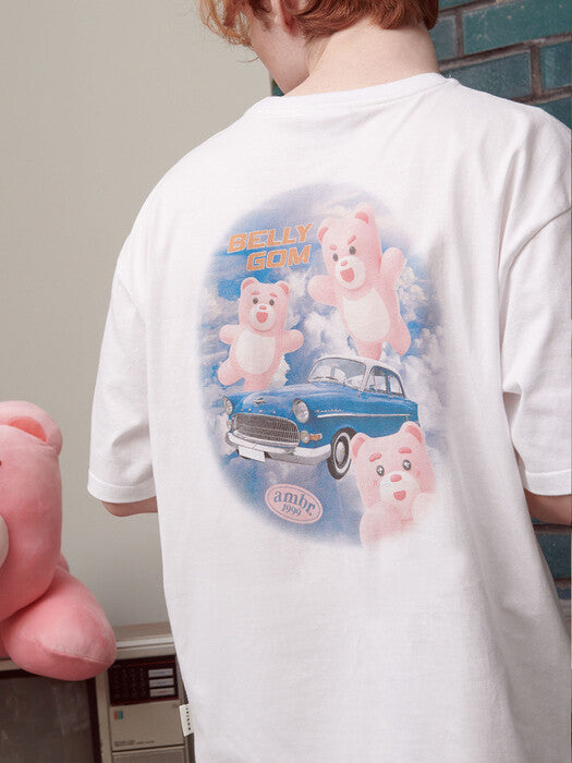 [ambler] DREAM Over T-Shirts BS208 (White)