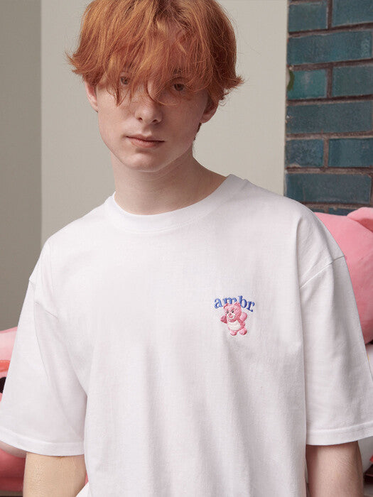 [ambler] DREAM Over T-Shirts BS208 (White)