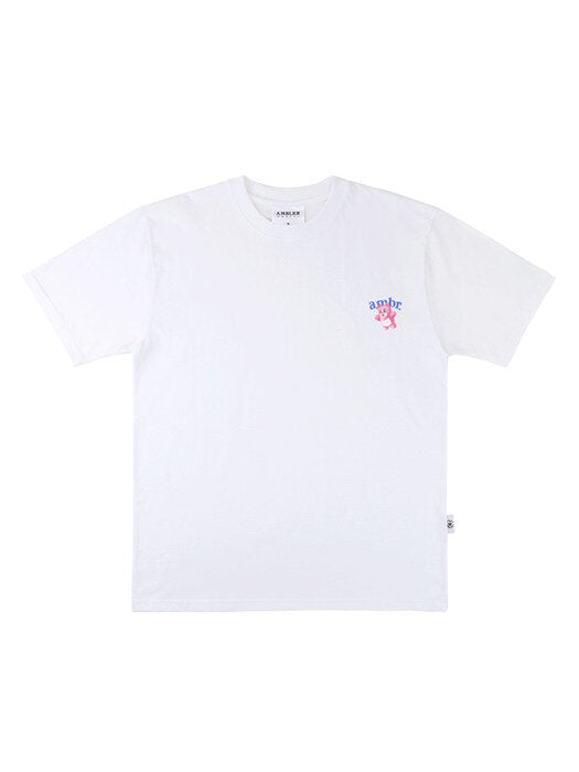 [ambler] DREAM Over T-Shirts BS208 (White)