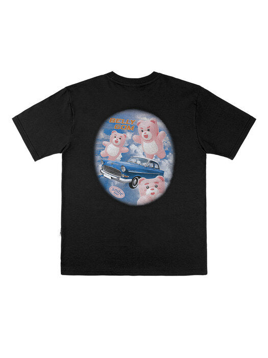 [ambler] DREAM Over T-Shirts BS208 (Black)