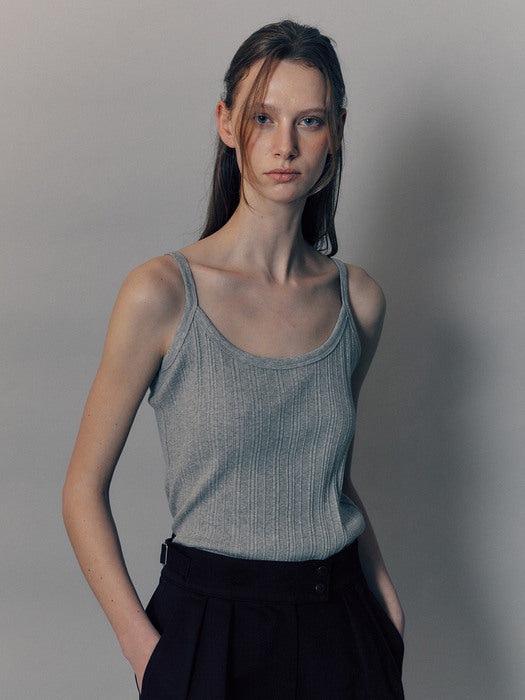 [nothing written] Lessi cotton sleeveless (Gray)