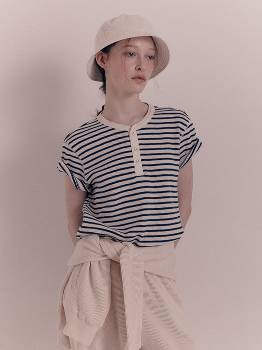 Nothing Written Penico stripe t-shirt (Ivory)