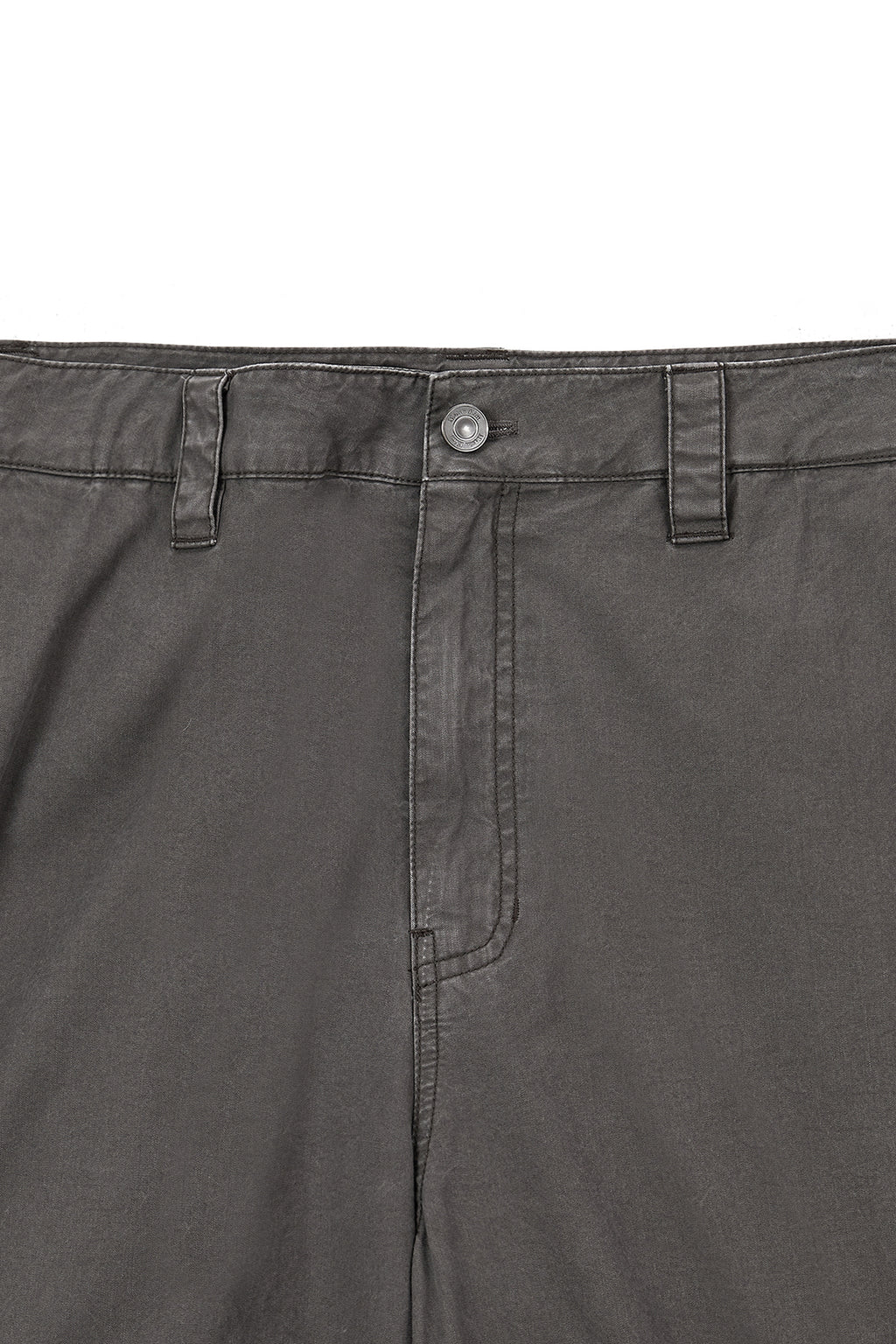 [matinkim] WASHED WIDE CARGO PANTS FOR MEN IN CHARCOAL