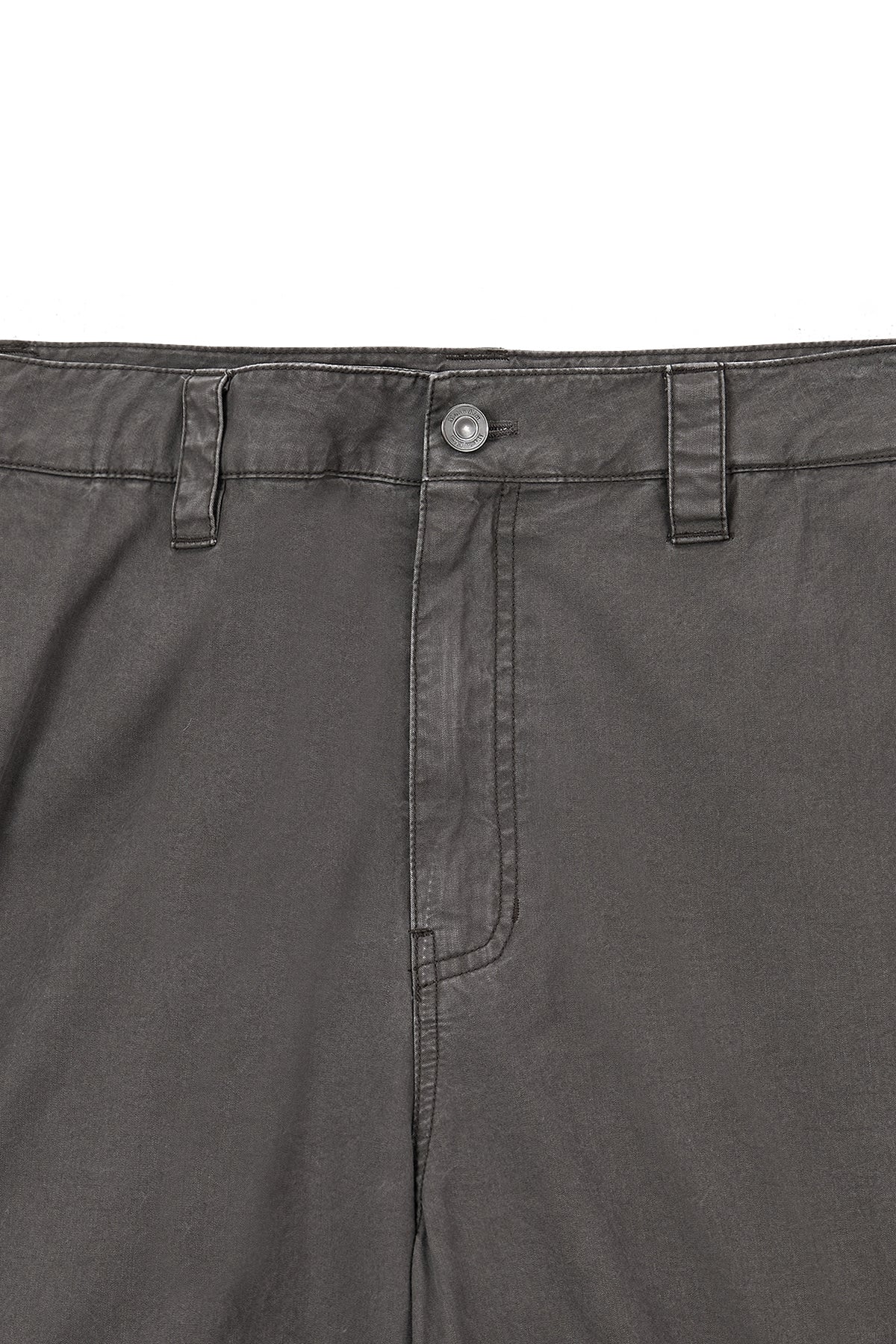 Matinkim Washed Wide Cargo Pants For Men IN Charcoal