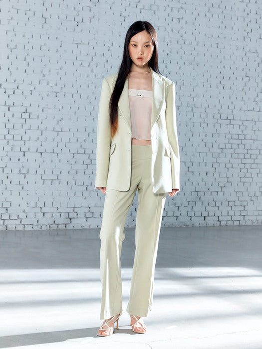 IRIS CITY BLAZER(SAGE GREEN)