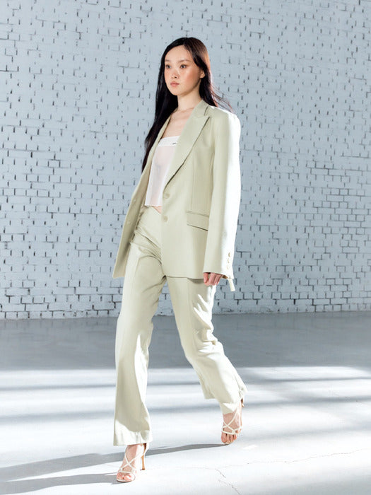 IRIS CITY BLAZER(SAGE GREEN)