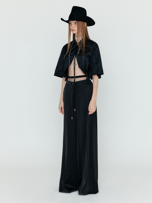 [EENK] Wenez Wide Pants - Black