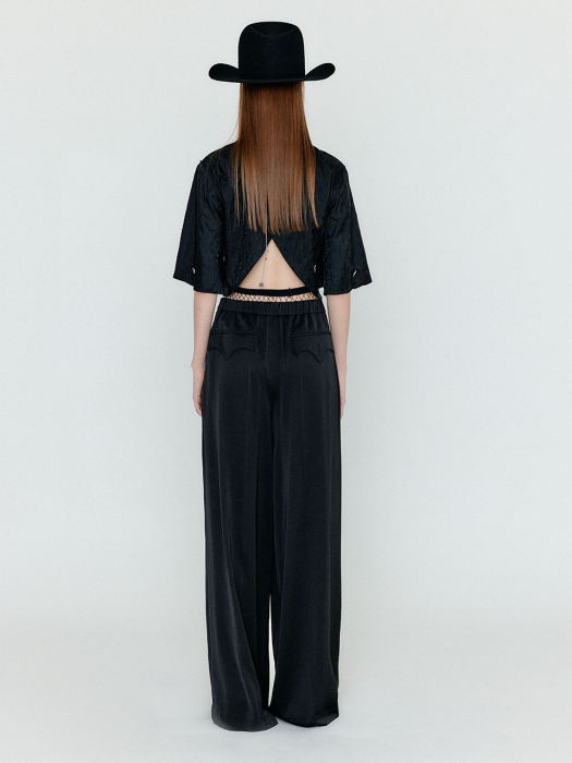 [EENK] Wenez Wide Pants - Black