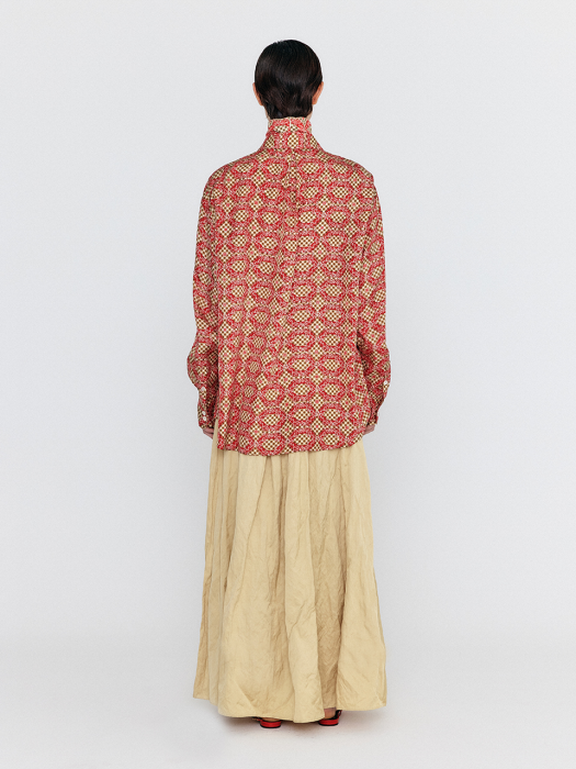 Eenk Wirina Basic Shirt - Red Multi