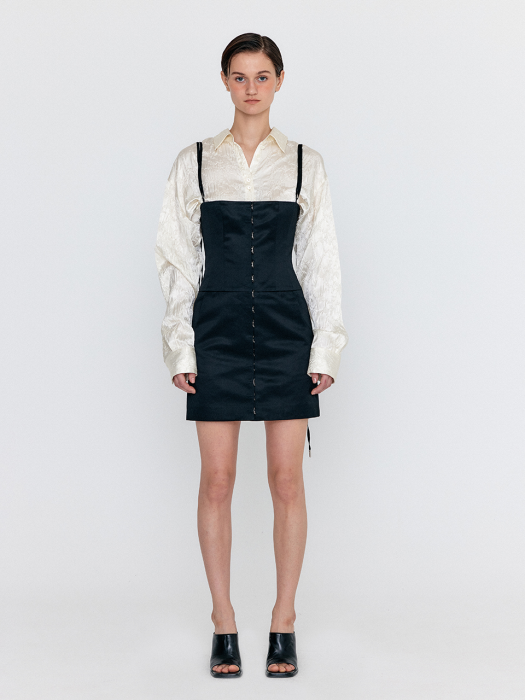 [EENK] Webria Bustier Mini Dress - Black