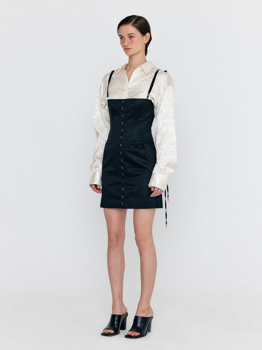 [EENK] Webria Bustier Mini Dress - Black