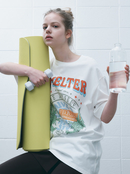 Raive Shelter Graphic T-shirt in White