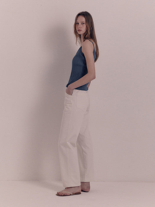 [nothing written] Bas loose trousers (Cream)