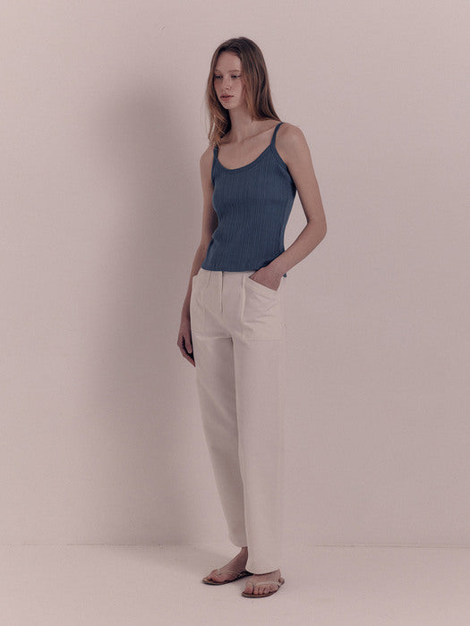 [nothing written] Bas loose trousers (Cream)