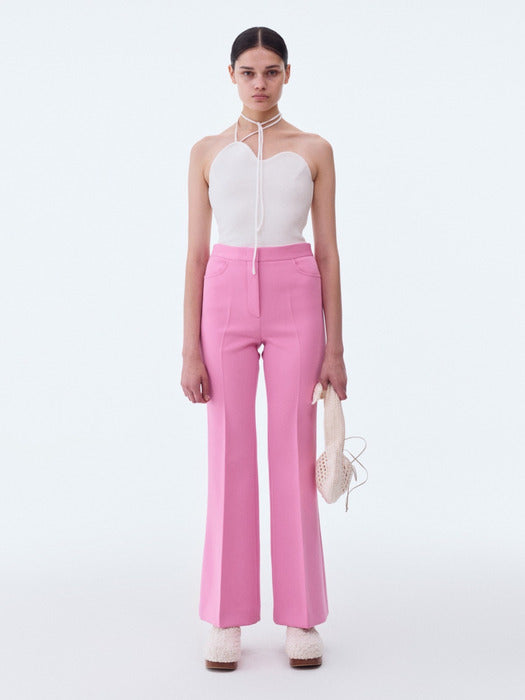 [recto] RC SIGNATURE CURVED RECYCLE KNIT TOP (OFF WHITE)