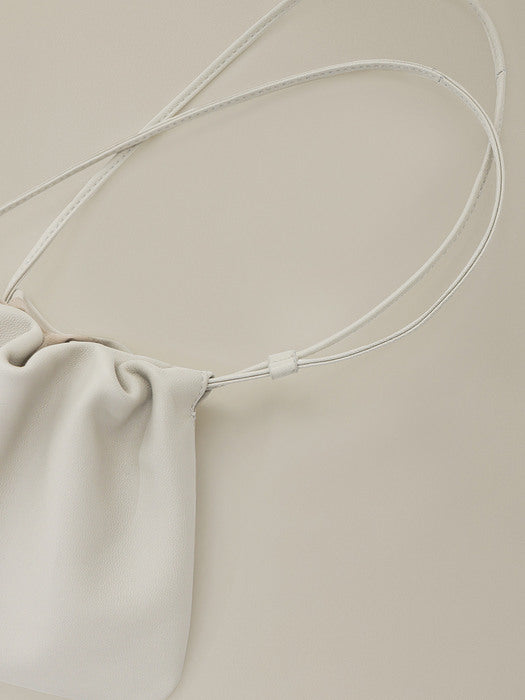 Nella strap mini bag (Light beige)