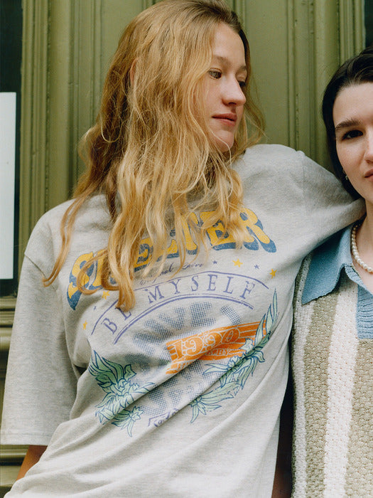 Raive Shelter Graphic T-shirt in L/Grey