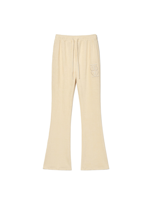 Kijun Waffle Lounge Pants Cream