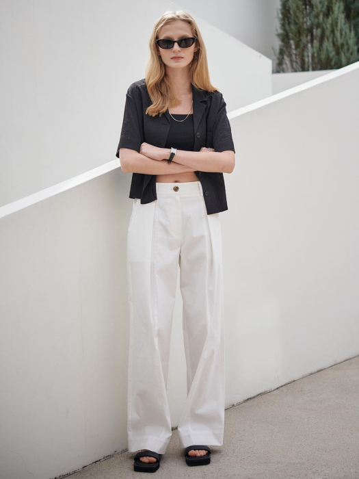[loeuvre] Wide Stitch Pants SW3ML239-01