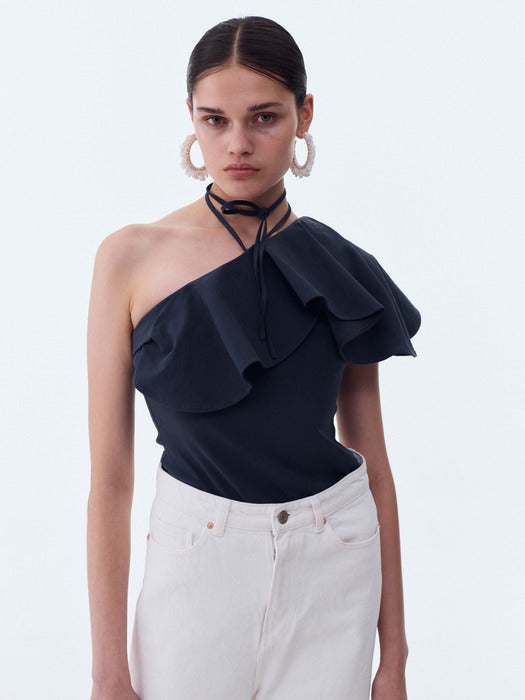 [recto] SUMMER NIGHT TOP (BLUISH CHARCOAL)