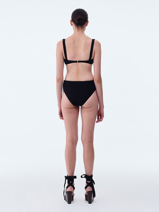 [recto] RC LOGO DETAIL BIKINI SET (BLACK)