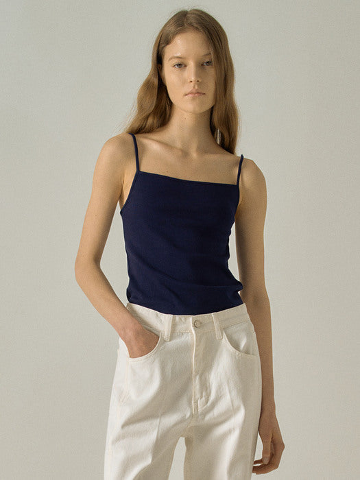 Facade Pattern Square Sleeveless Top