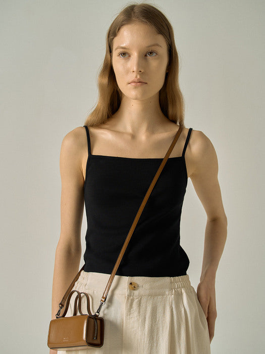 Facade Pattern Square Sleeveless Top