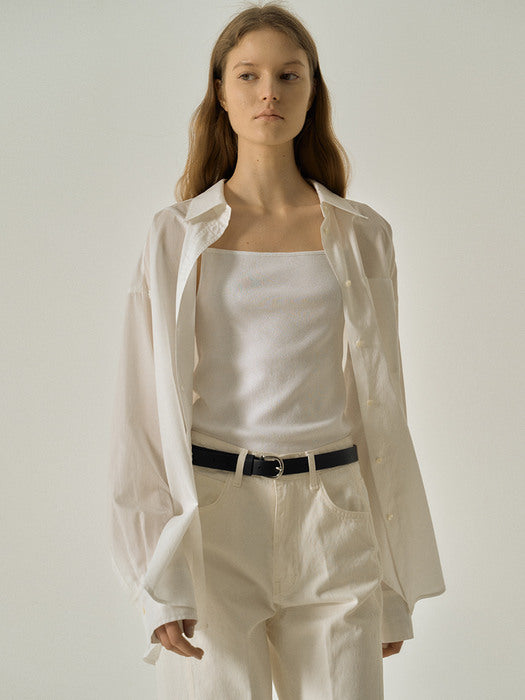 Facade Pattern Boyfit Breeze Shirt white