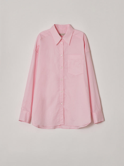 [facade pattern] Boyfit Breeze Shirt in Pink