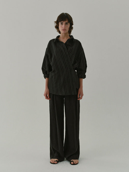 [moia] st cutting shirt (black)