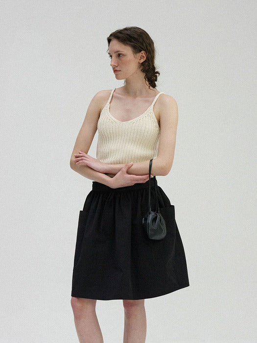 Nothing Written Casali flared skirt (Black)