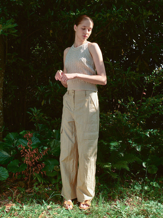 [loeuvre] Wide cargo Pants SW3ML110-91