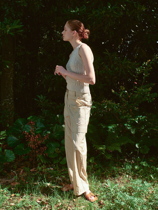 [loeuvre] Wide cargo Pants SW3ML110-91