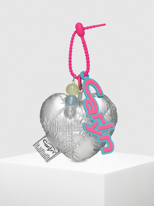 Cotton Heart Bag Charm 6colors_J73105010