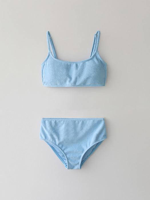Nothing Written Terry cotton bikini (Blue)