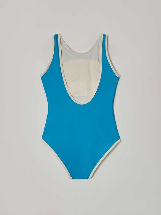 [facade pattern] Classic Swim Suit - Blue