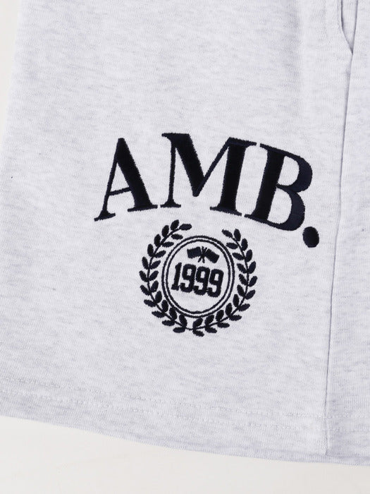 [ambler] Skirt BIG AMB Skirt ASK301 (White-Melange)