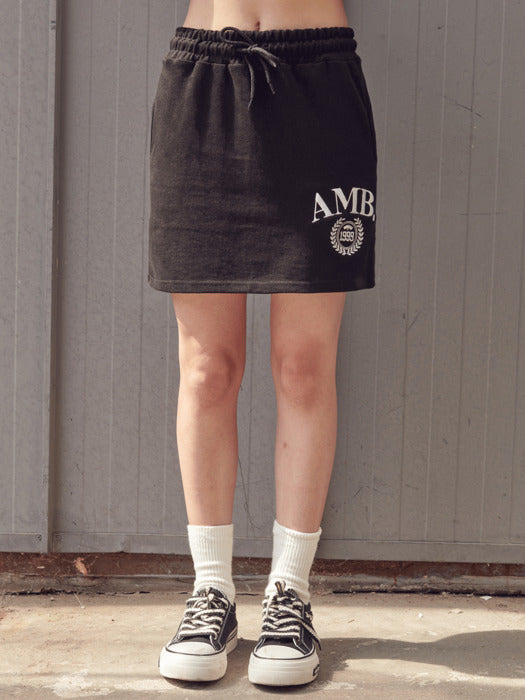 [ambler] Skirt BIG AMB Skirt ASK301 (Black)