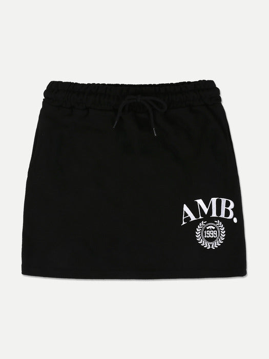 [ambler] Skirt BIG AMB Skirt ASK301 (Black)