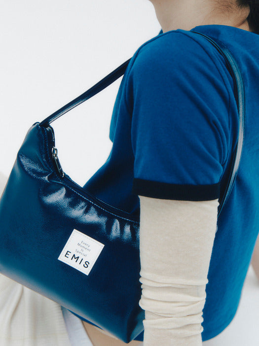 [emis] RINGER TEE - NAVY/BLACK