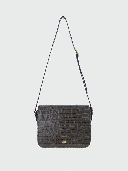 Eenk Hestia Square Bag - Grey