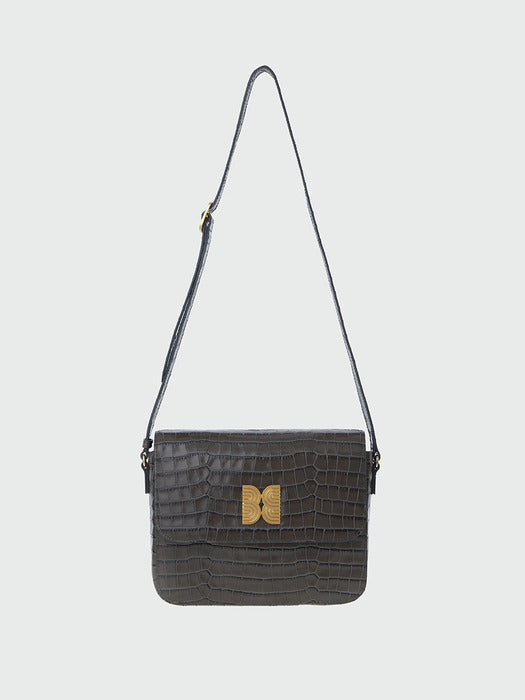 Eenk Hestia Square Bag - Grey