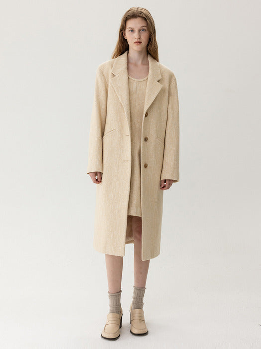 Kindersalmon Single Coat Macadamia