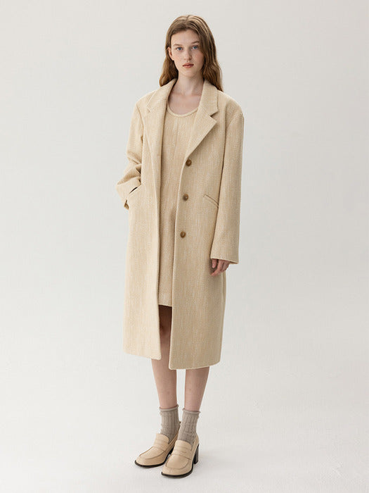 Kindersalmon Single Coat Macadamia